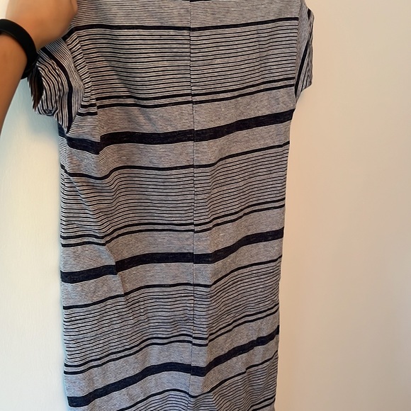 Old Navy Dress - navy striped - Picture 3 of 6